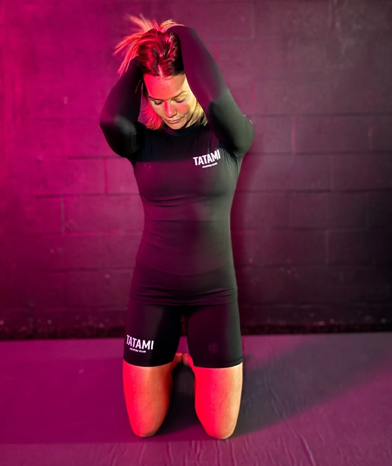 Tatami Fightwear JJ Club rash guard donna manica lunga nero