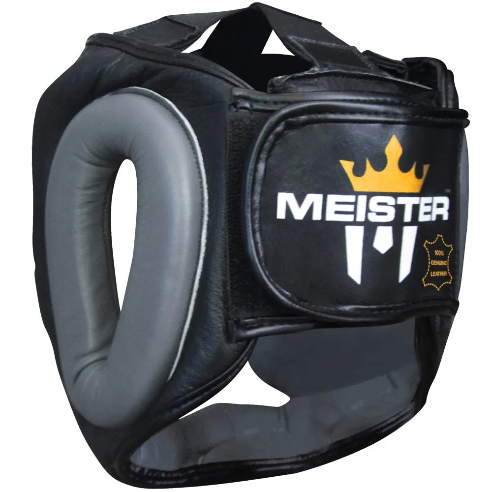 Meister Gel Fullface casco integrale nero S/M pelle