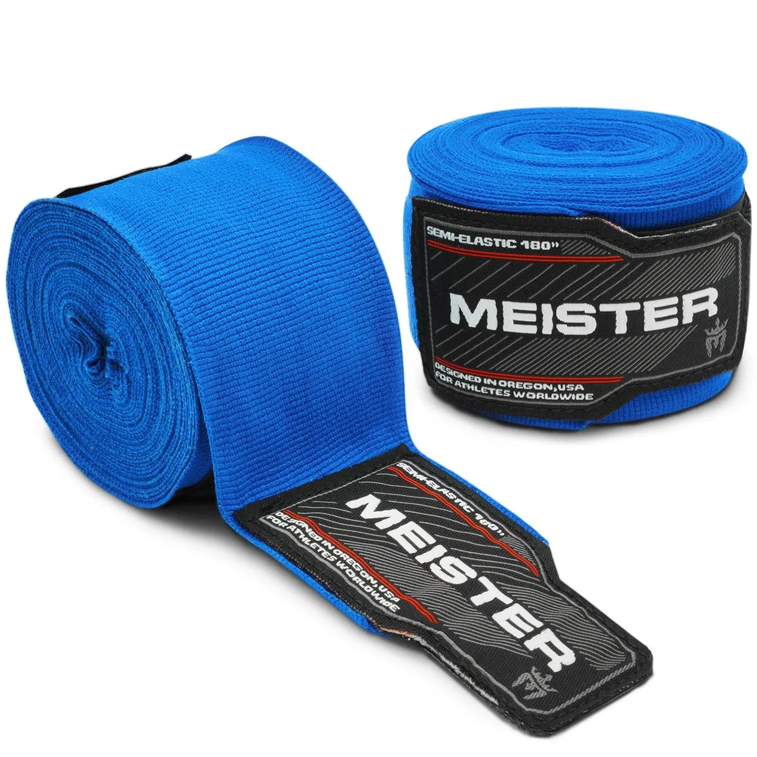 Meister Fasce Boxe Semi Elastiche 457 cm Nere