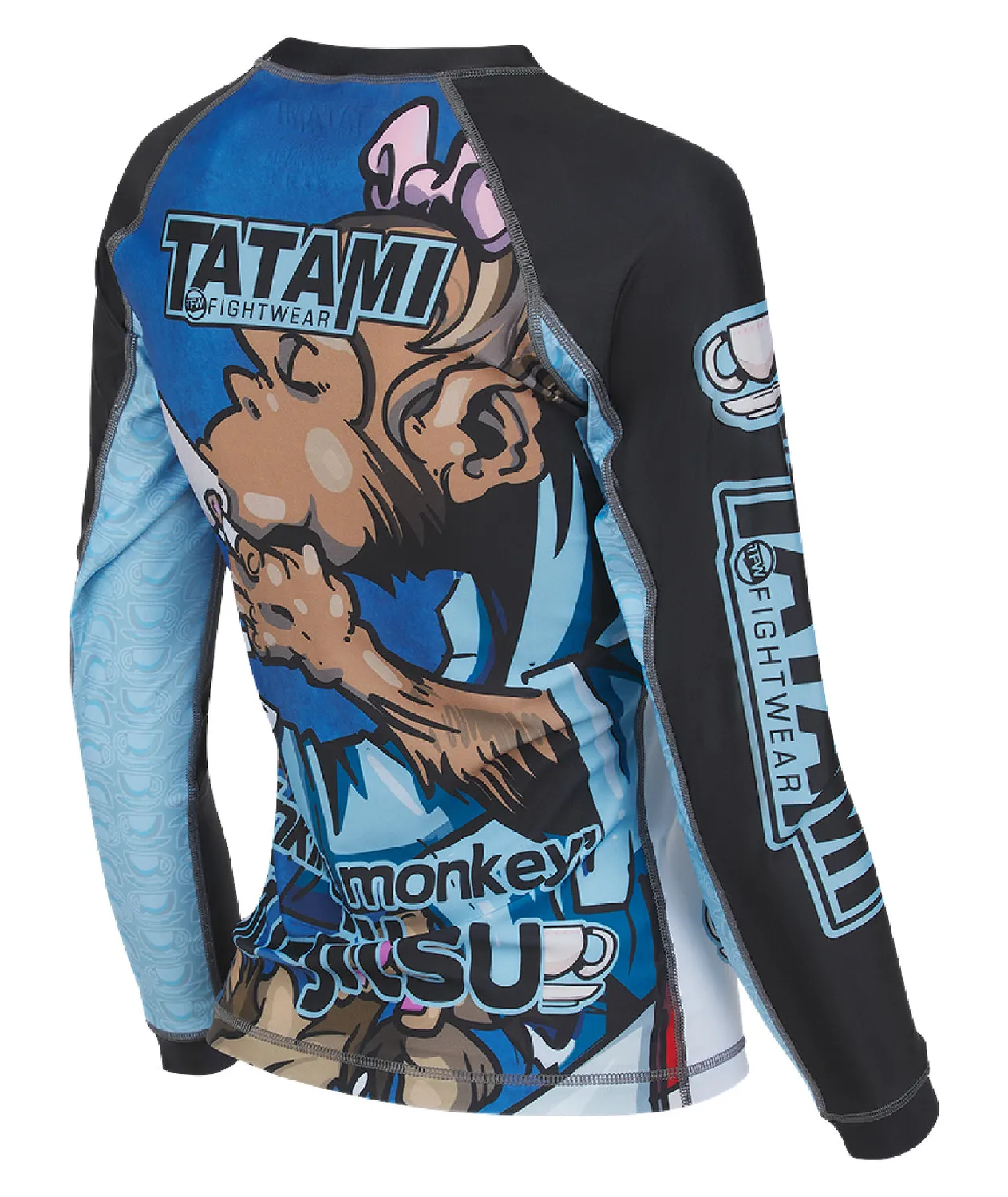 Tatami Drinker Monkey rashguard donna maniche lunghe