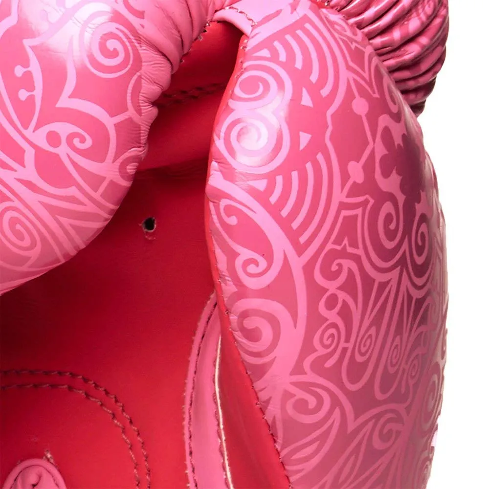 Leone1947 Maori guantoni da boxe rosa velcro