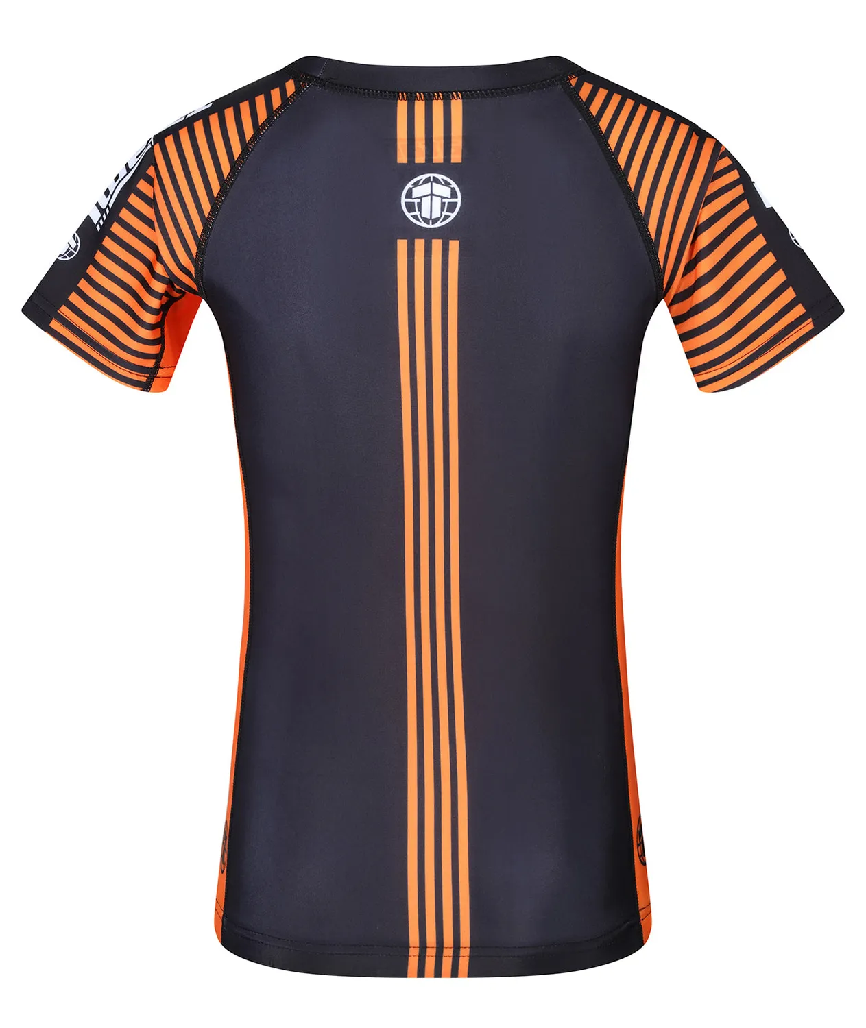 Tatami Fightwear IBJJF Ranked Rash Guard Bambino Arancione Manica Corta