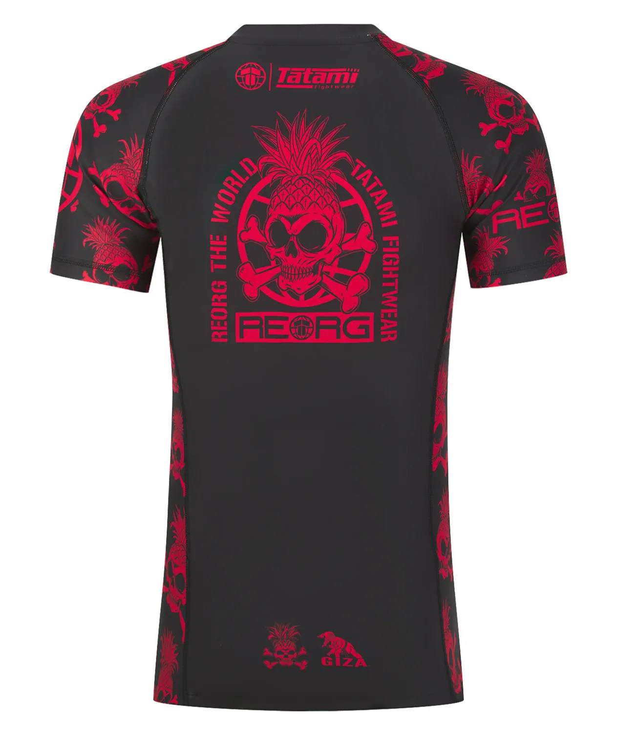 Tatami Fightwear Reorg rash guard uomo nero rosso