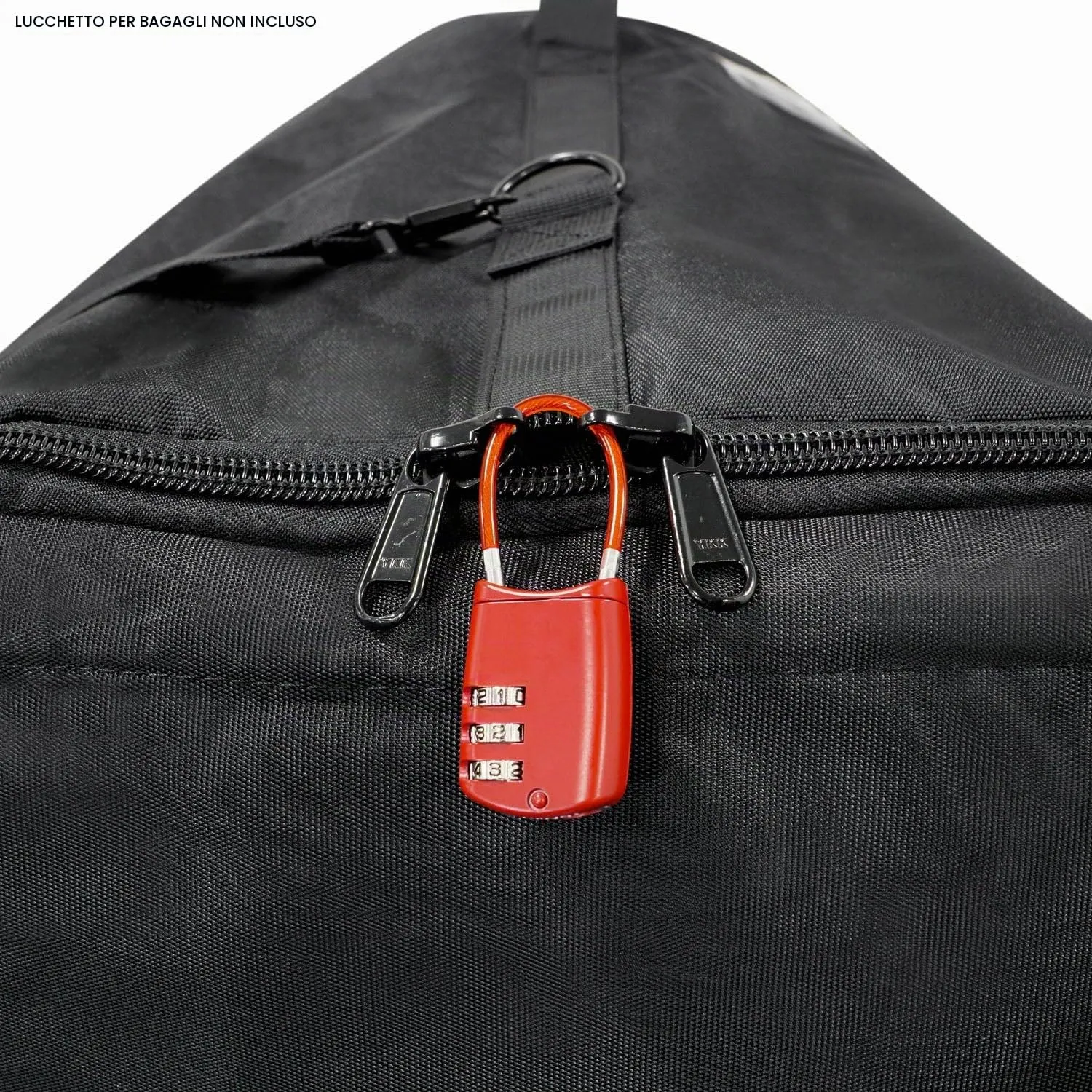 Meister Pack borsone viaggio impermeabile nero zaini 75L