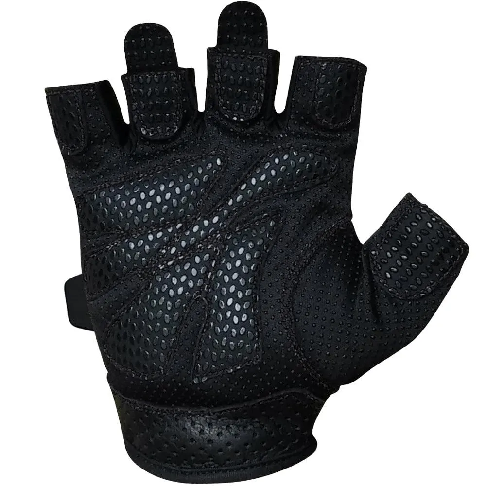 Meister Fit Grip Guanti Palestra Donna Nero Rosa S Antiscivolo