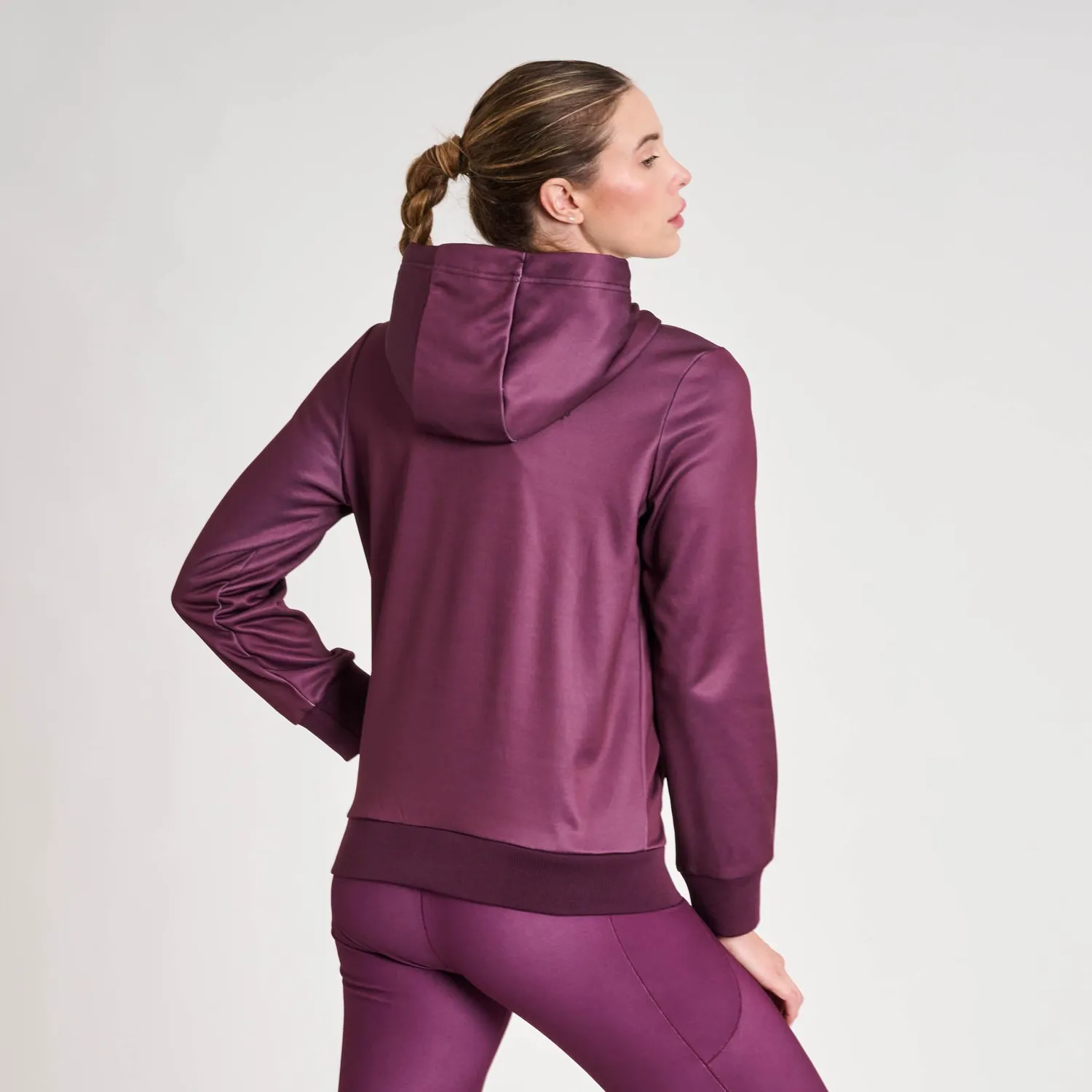 Leone 1947 Combat Club ABX523 felpa donna nera M con cappuccio