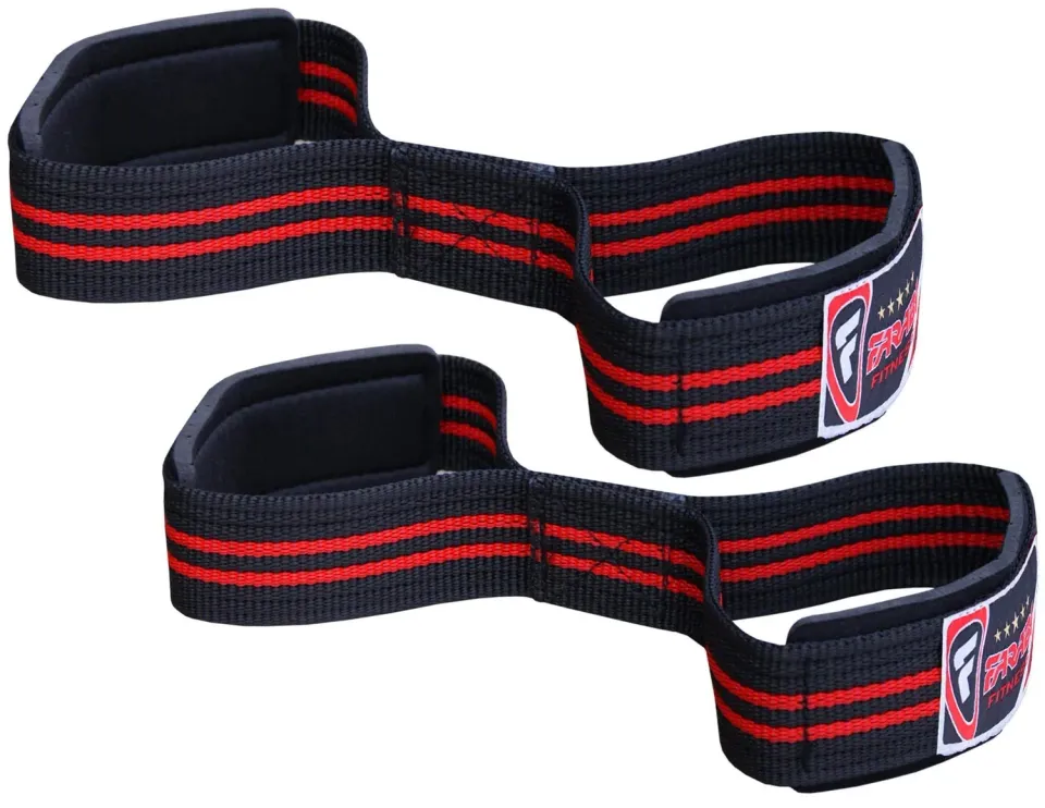 Farabi Figure 8 straps sollevamento cotone coppia