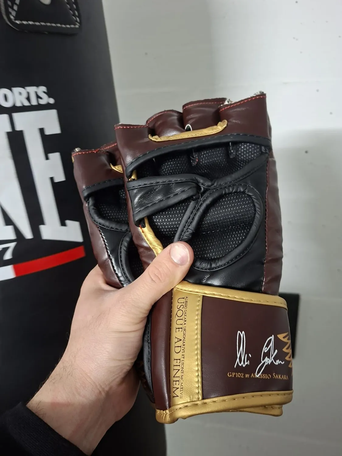Leone 1947 Legionarivs II guanti MMA taglia S in pelle