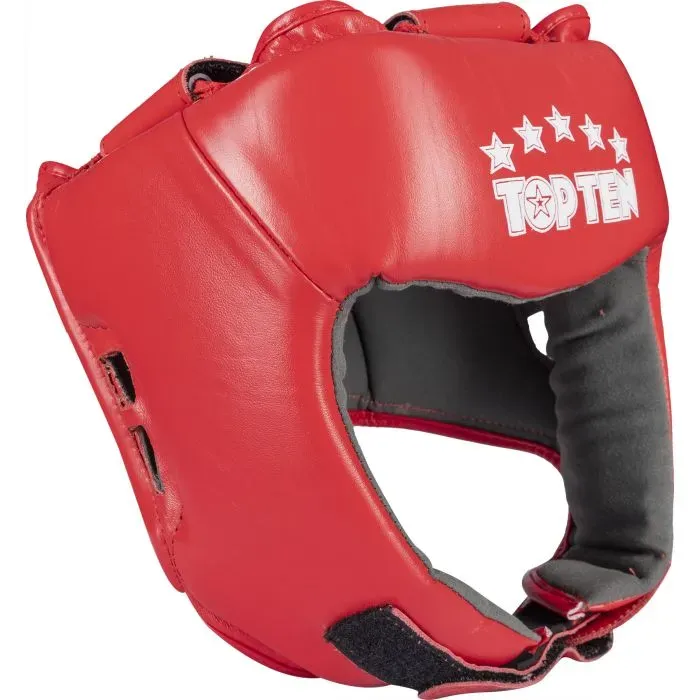 Top Ten Avantgarde casco boxe pelle vera IBA
