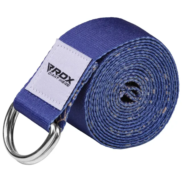 RDX F16 Cinghia Yoga Cotone 8 FT Fibbia D-Ring Nera
