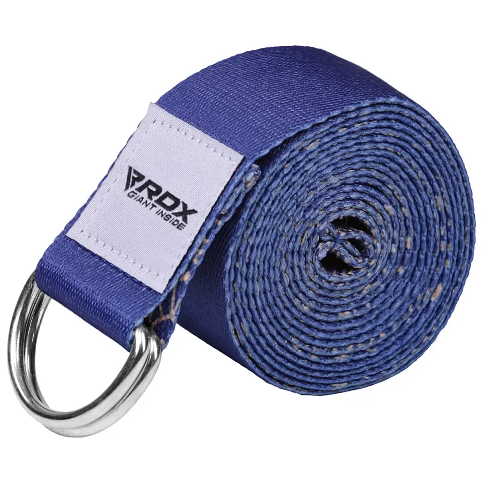 RDX F16 Cinghia Yoga Cotone 8 FT Fibbia D-Ring Nera