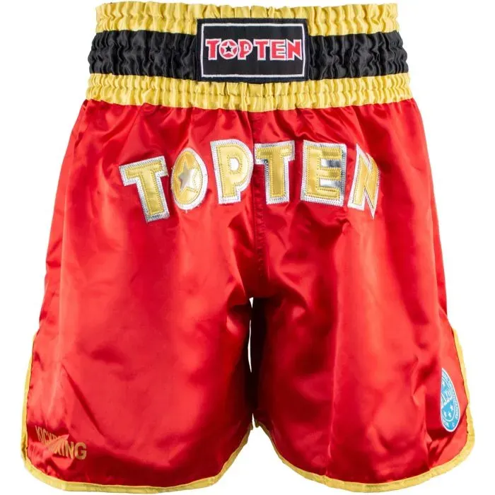 TOP TEN WAKO pantaloncini kickboxing poliestere