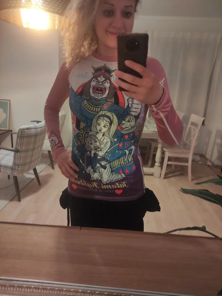 Tatami Meerkatsu Alice Rash Guard donna manica lunga