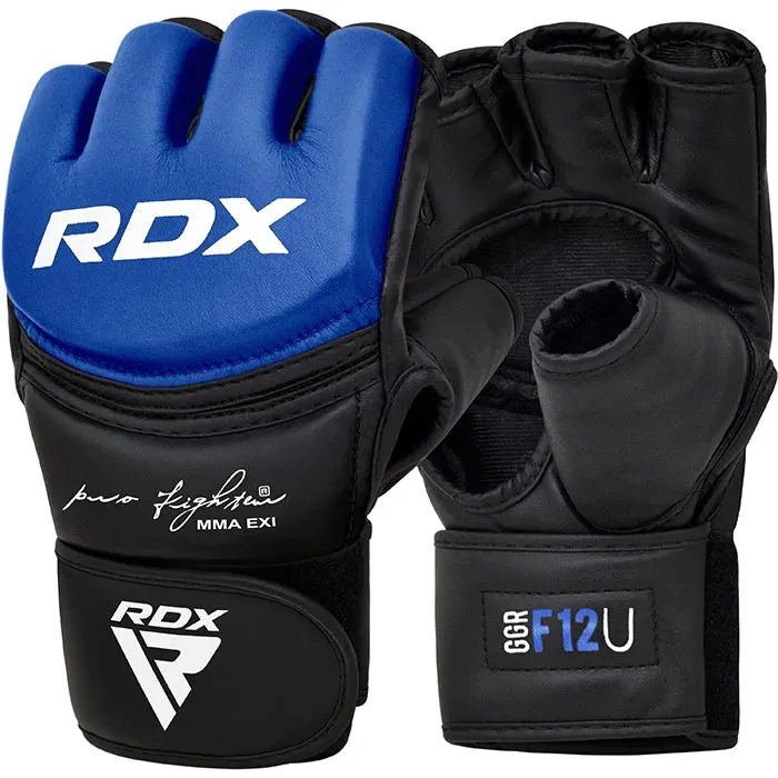 RDX GGR F-12 Plus Guanti MMA Grappling Pelle