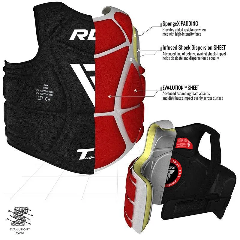 RDX T4 Corpetto Protettore Torace Allenatore Nero EVA