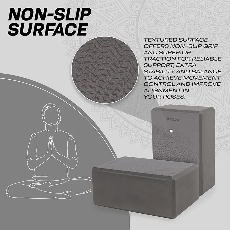 RDX D18 Blocco Yoga EVA Antiscivolo 23x15cm