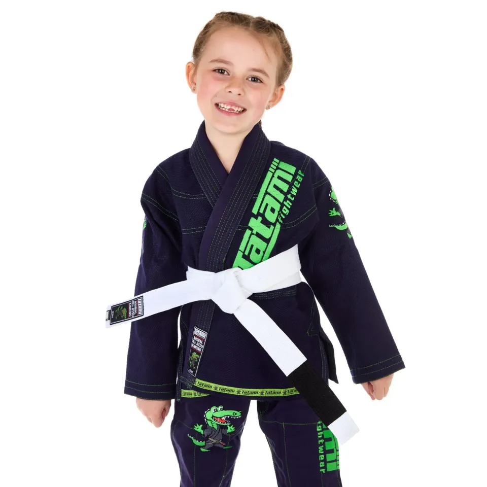 Tatami Meerkatsu Kids Animal kimono BJJ navy bimbo con cintura