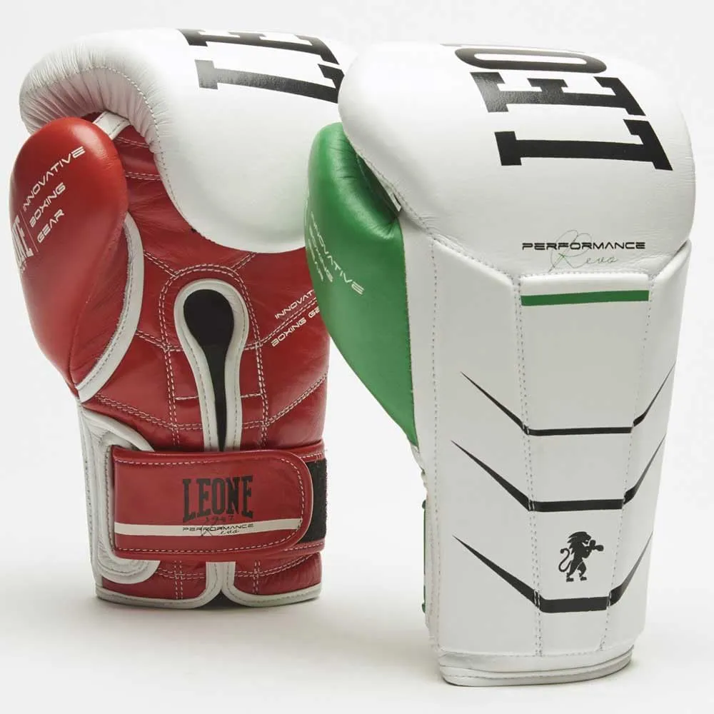 Leone1947 Revo Fluo GN110F guanti boxe pelle 12 oz