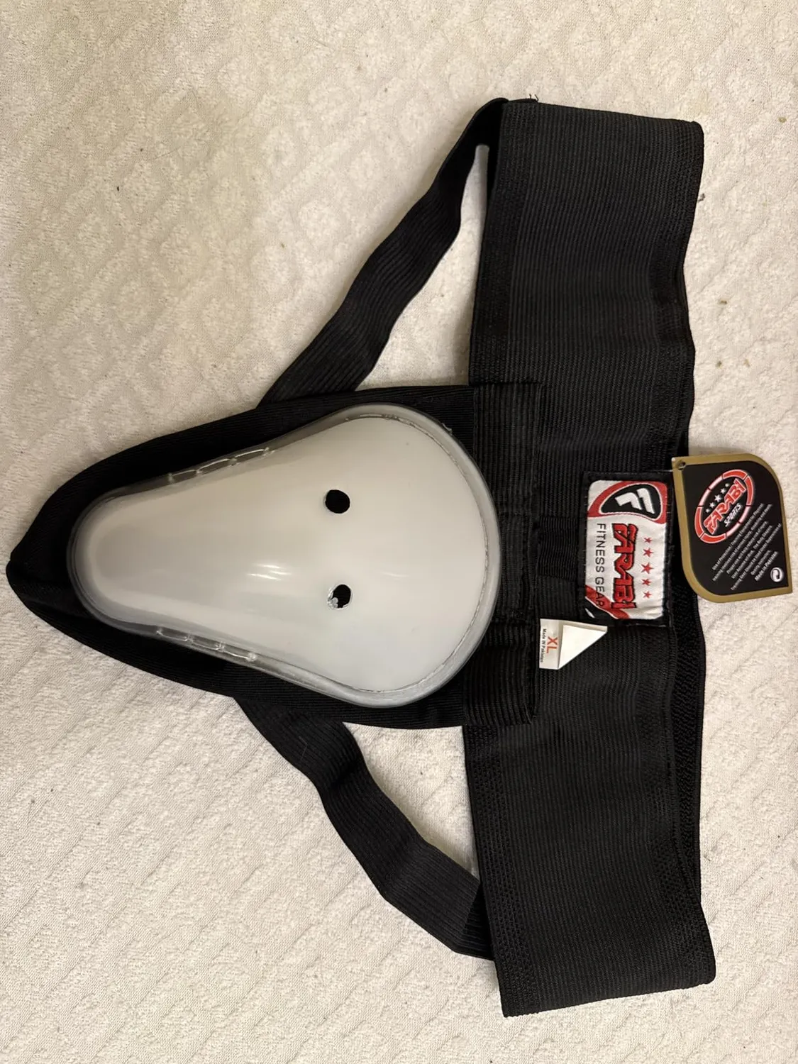Farabi Rampart conchiglia protettiva M nero PU antiurto