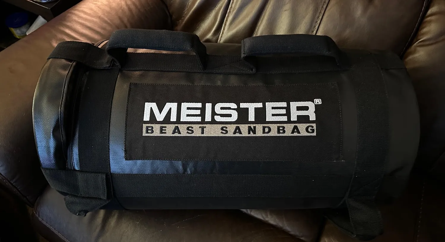 Meister Beast 80LB sandbag fitness nero 36kg 3 kettlebell
