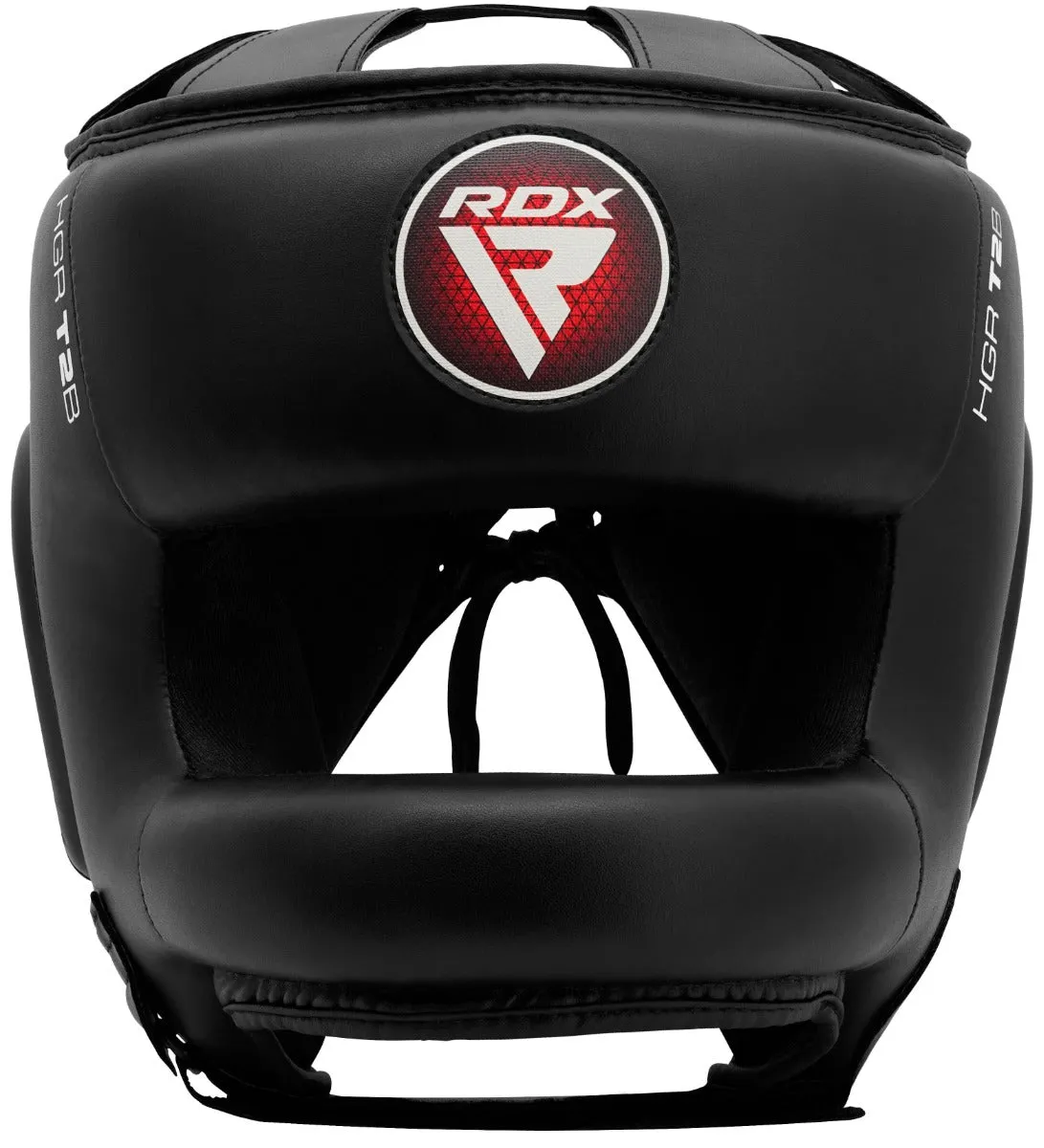 RDX T2 Casco Boxe con Paranaso Nero pelle Maya Hide