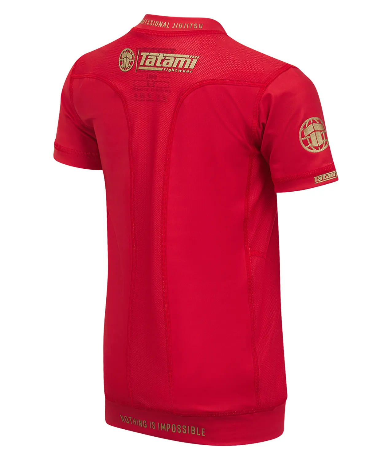 Tatami Pro rash guard bimbi rossa maniche corte