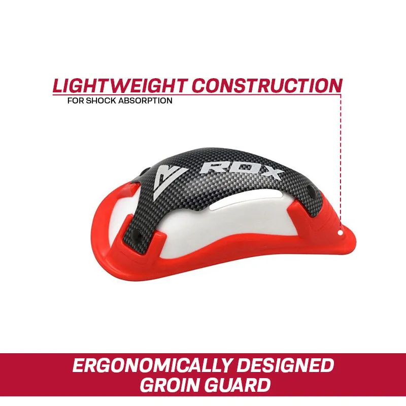 RDX 1R Conchiglia Gel Protezione Inguine Rossa