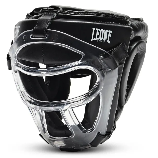 Leone1947 Plastic Pad casco boxe Nero XS/S