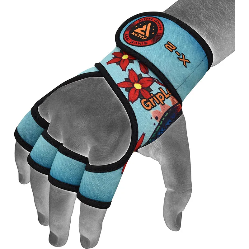 RDX T4 Guanti Palestra Sollevamento Pesi Aperti Neoprene