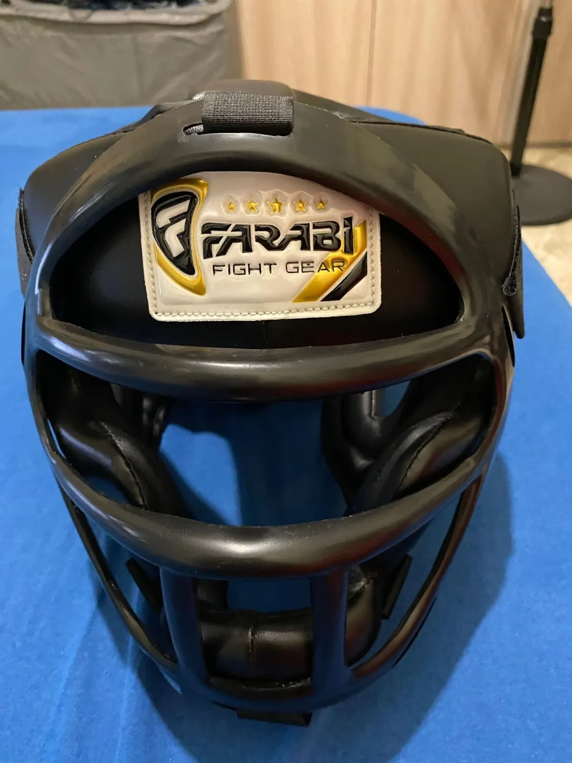 Farabi Caschetto Boxe Protezione Testa Pelle Sintetica