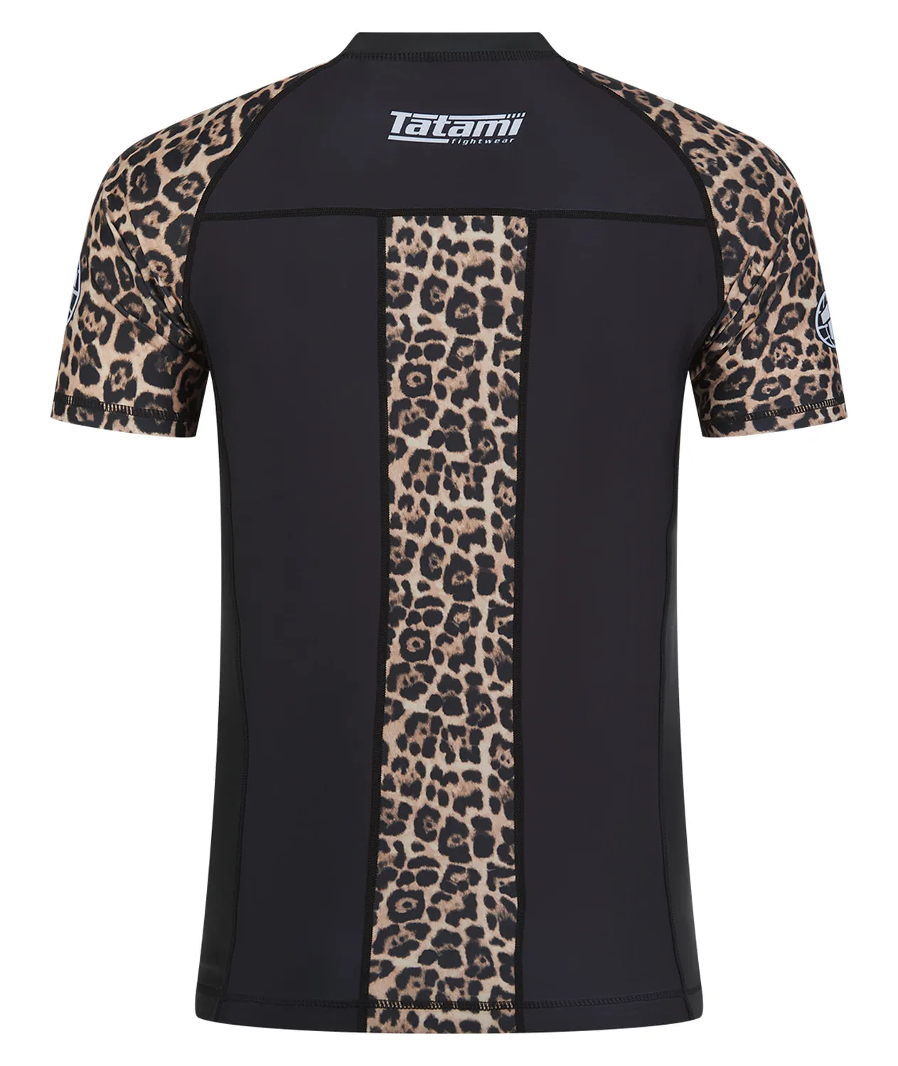 Tatami Fightwear Leopard rash guard maniche corte nera