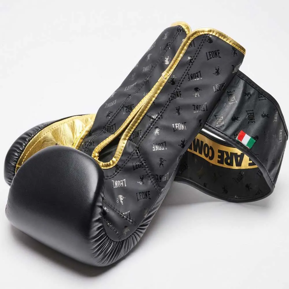 Leone1947 DNA guanti boxe 10 oz pelle sintetica neri