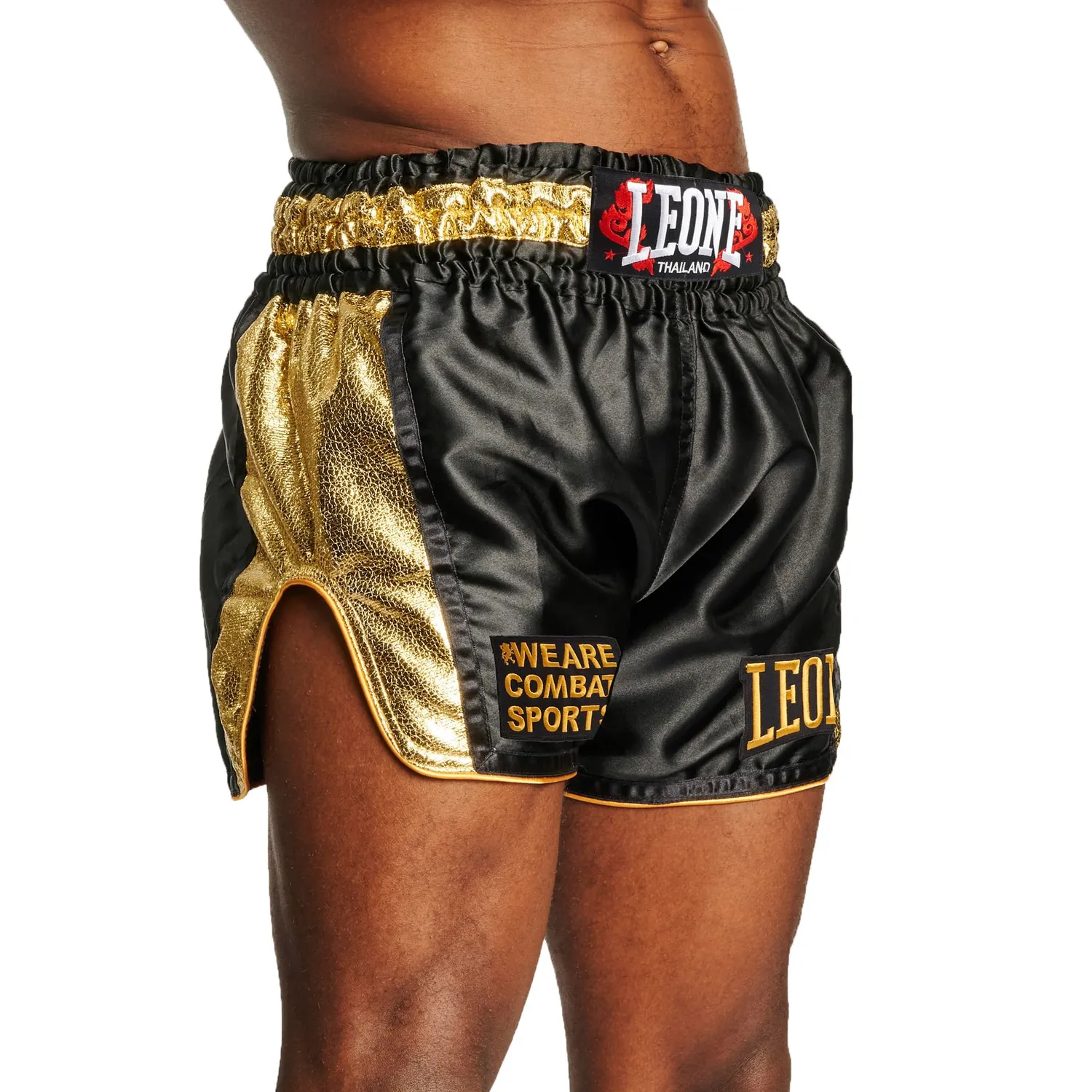 Leone 1947 Khao Lak Shorts Thai Kickboxing Unisex S dorato