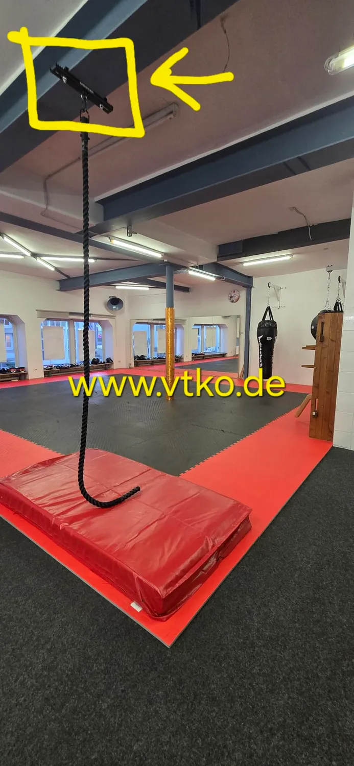 Meister Morsetto Trave Gancio Sacco Boxe 225 kg