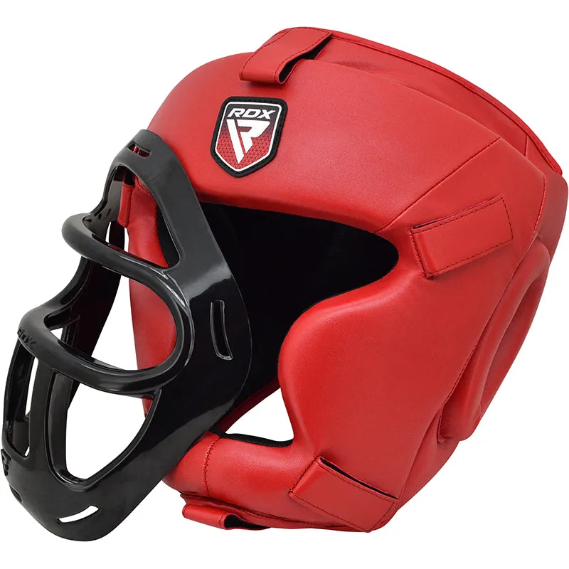 RDX T1F Caschetto Boxe con Gabbia Nero M