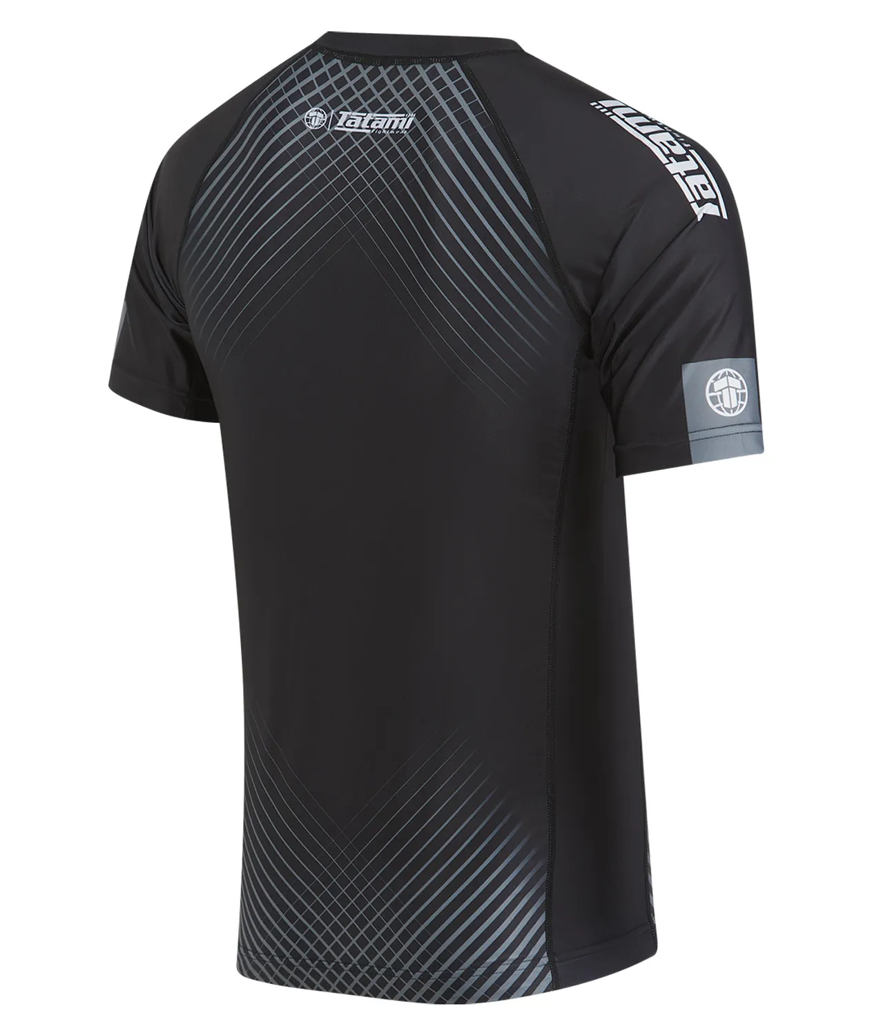 Tatami Vortex Rash Guard Uomo Manica Corta Grigia