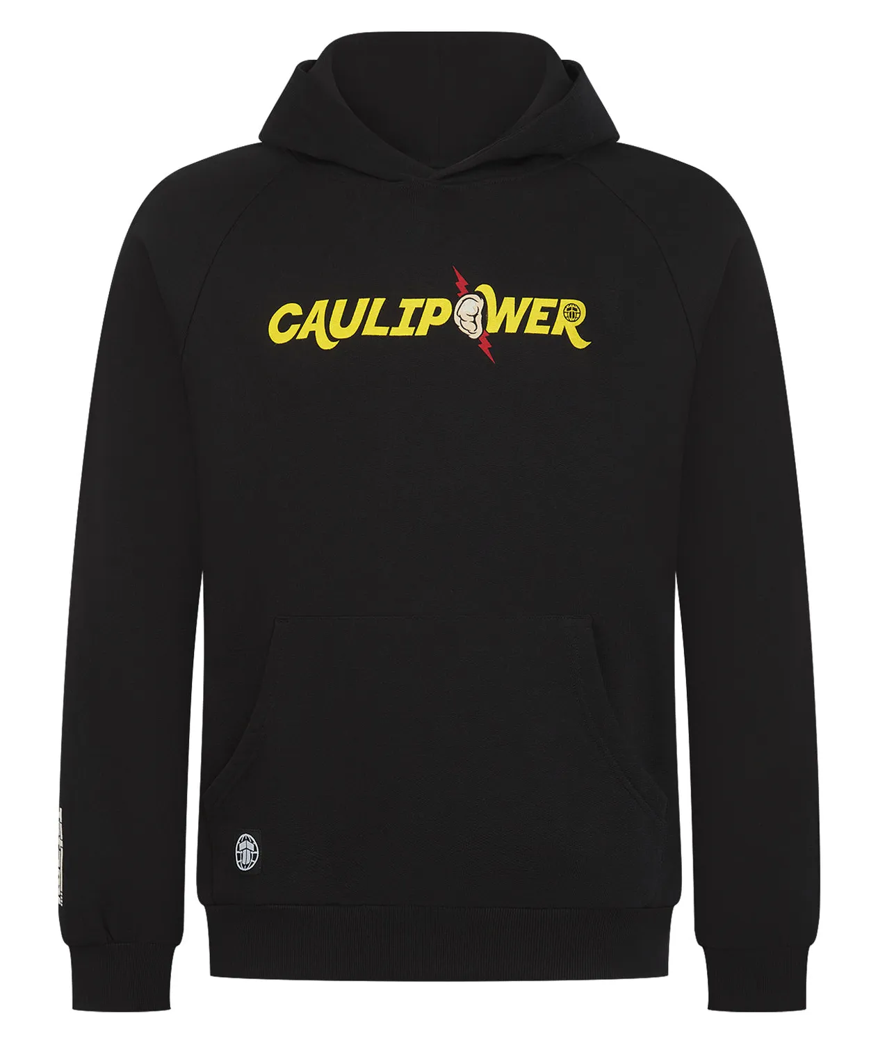 Tatami Caulipower Hoodie felpa con cappuccio nera cotone pesante