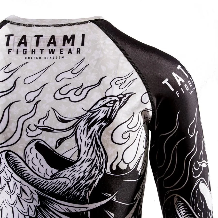 Tatami Phoenix Rising rash guard manica lunga nera M