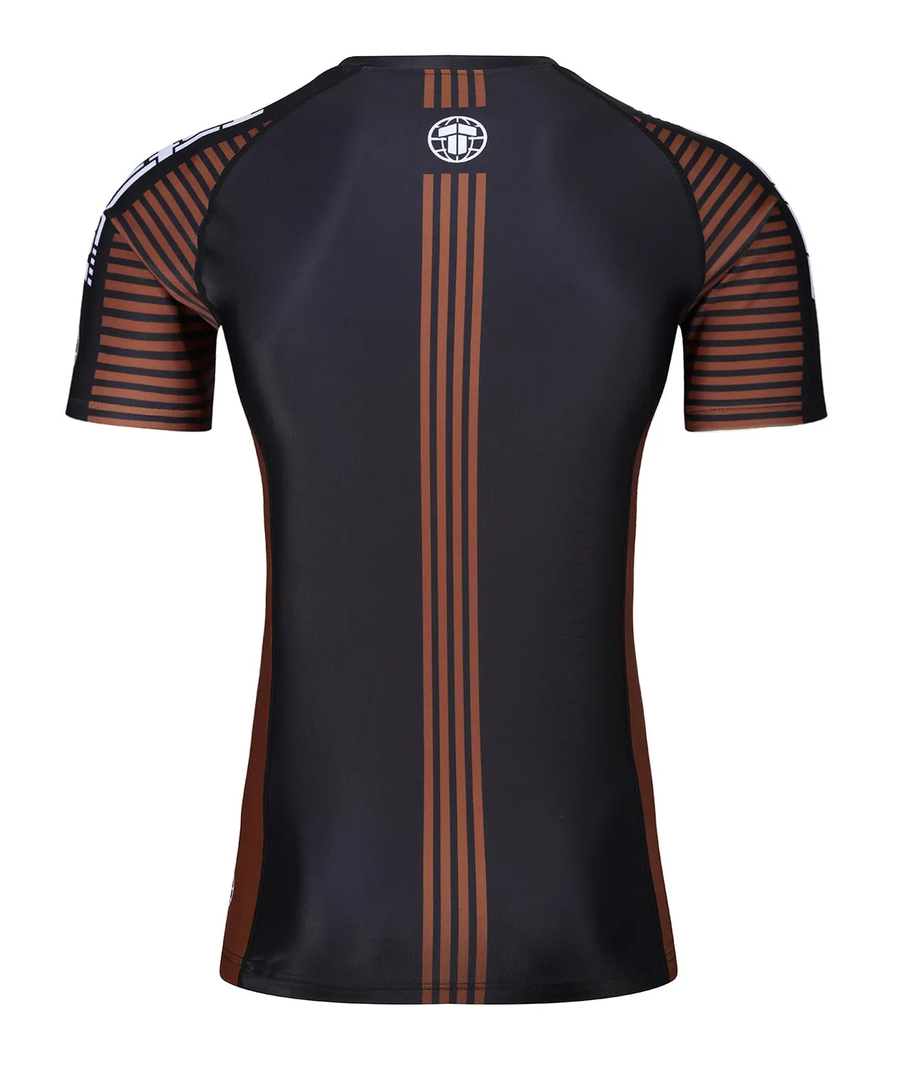 Tatami IBJJF Ranked rash guard marrone manica corta