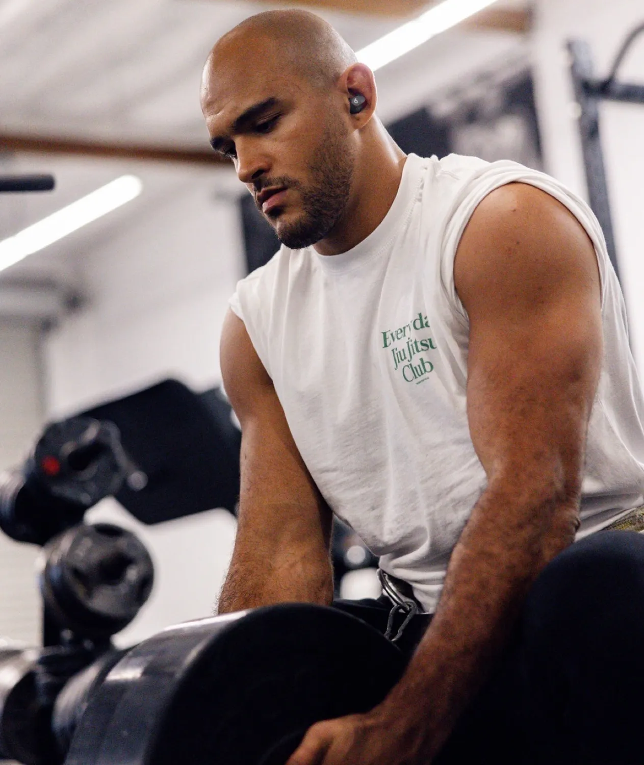 Tatami Everyday Jiu Jitsu T-Shirt Bianca cotone