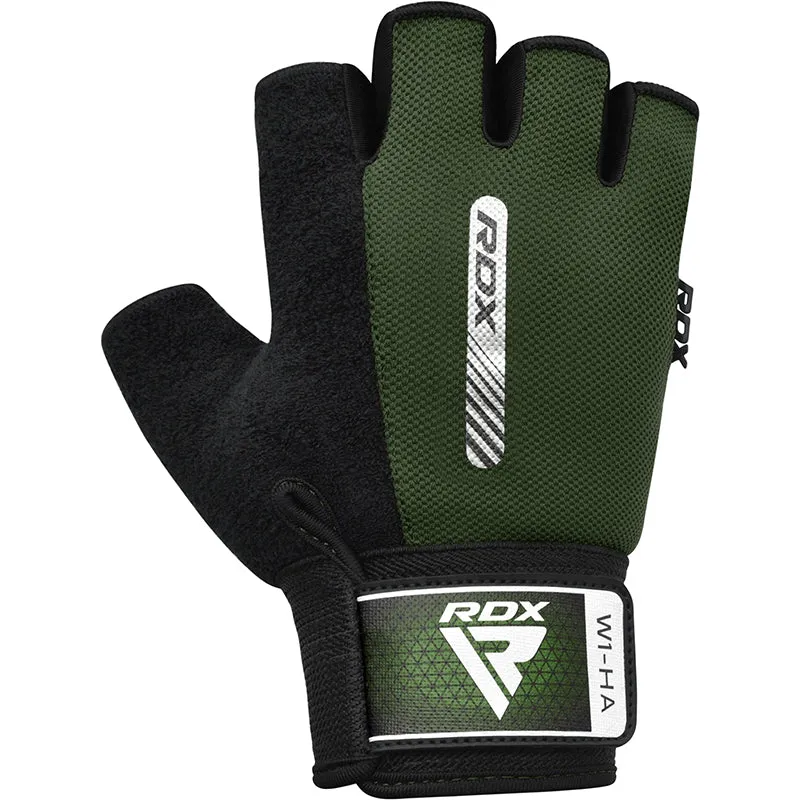RDX W1 Guanti Palestra Silicone Neri Taglia L Traspiranti