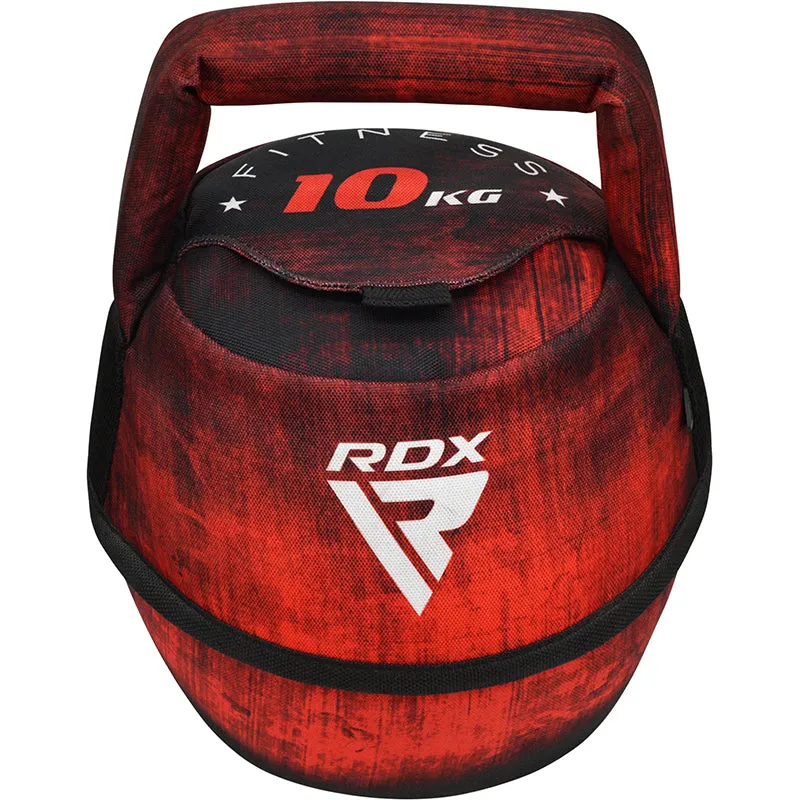 RDX F1 Kettlebell 10kg Morbida Cordura Sabbia Ferro