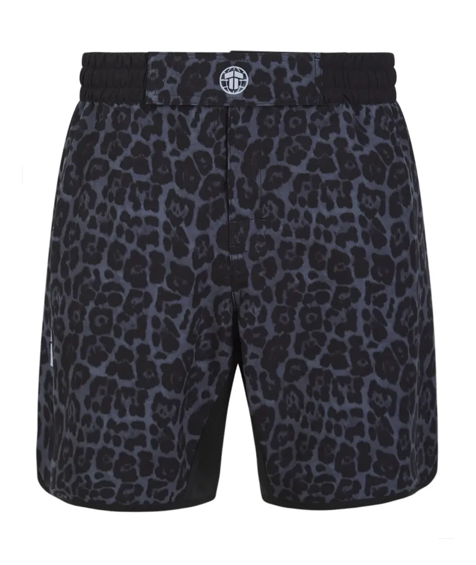 Tatami Fightwear Recharged shorts grappling grigio leopardo eco