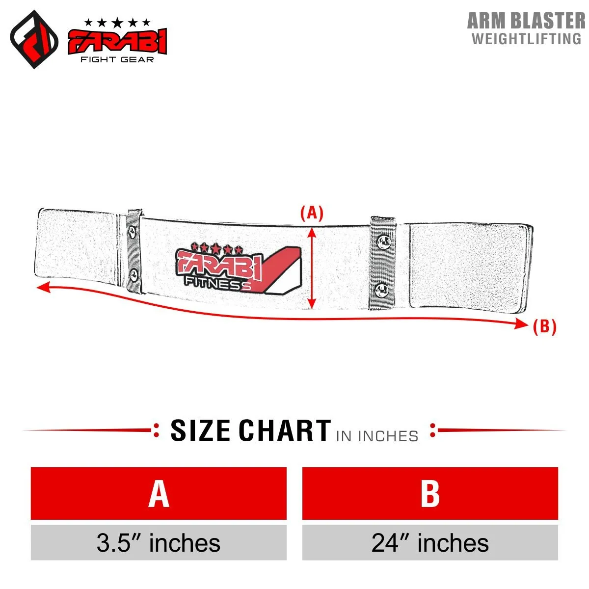 Farabi Arm Blaster Isolatore Bicipiti Metallo Blu