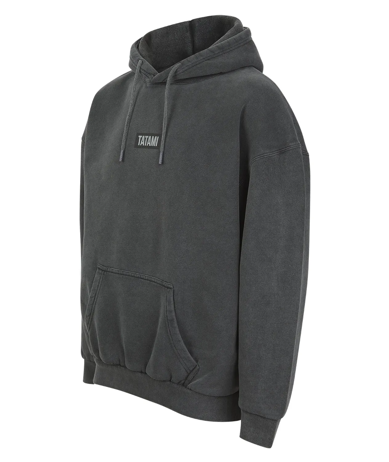 Tatami Fightwear Icon Hoodie Felpa Grigia Stonewashed 350 GSM