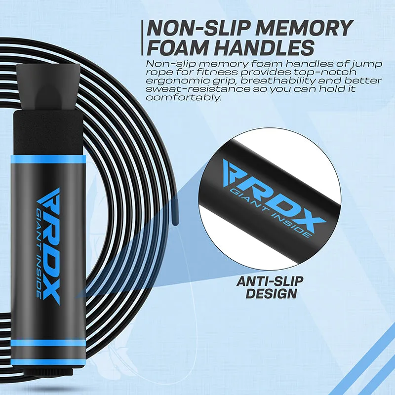 RDX SR corda salto velocità maniglie memory foam