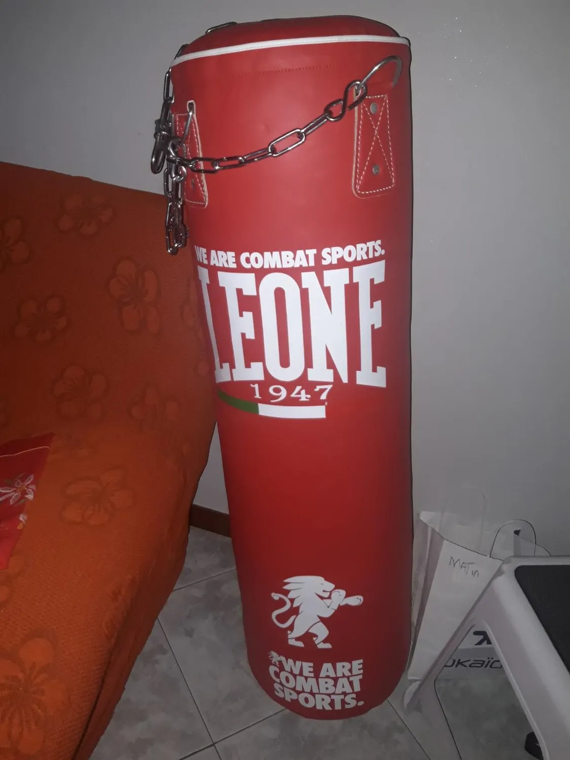 Leone 1947 AT840 sacco boxe allenamento Rosso 20 kg