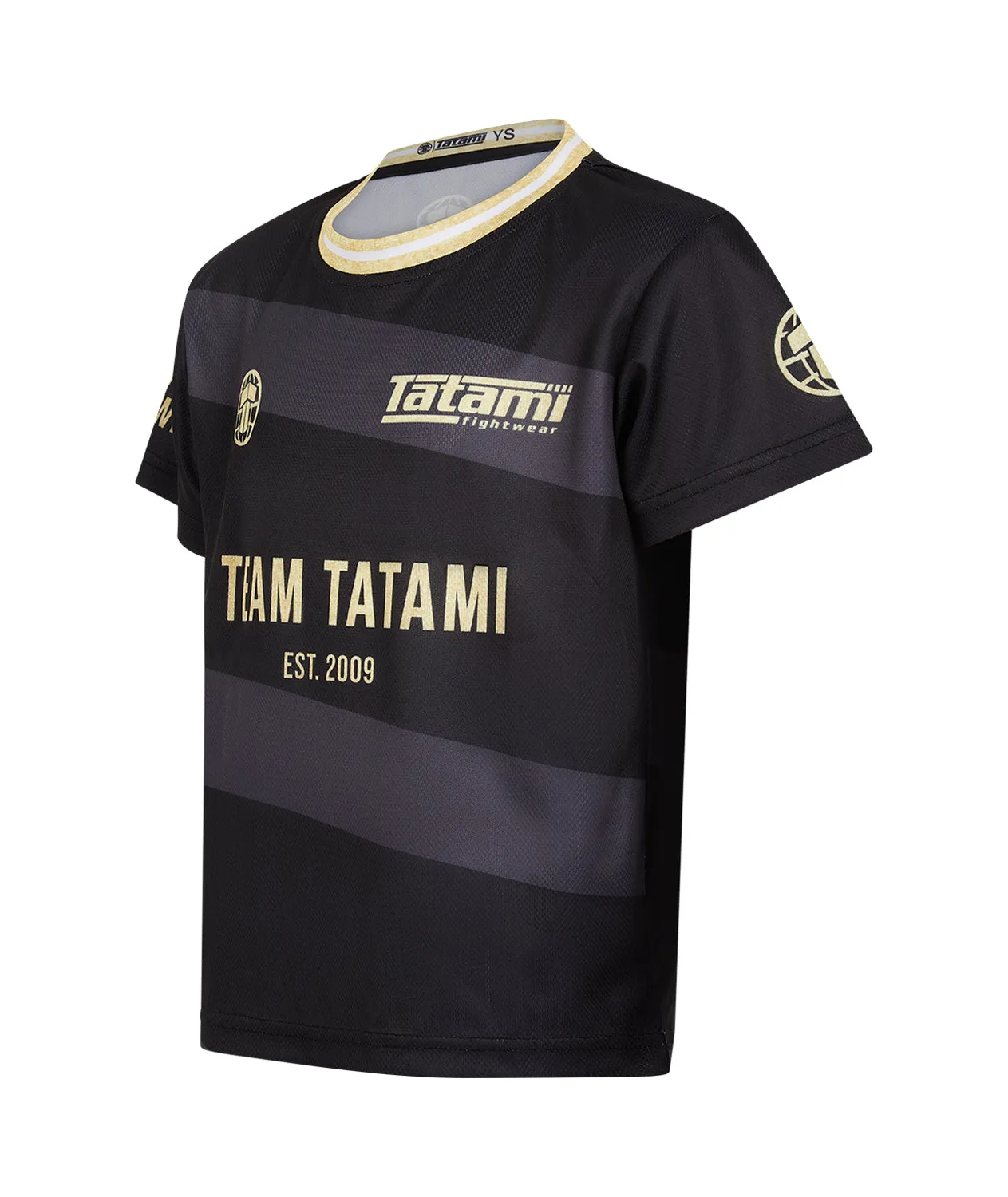 Tatami Team Mesh maglietta bimbo nero oro 9-11 anni