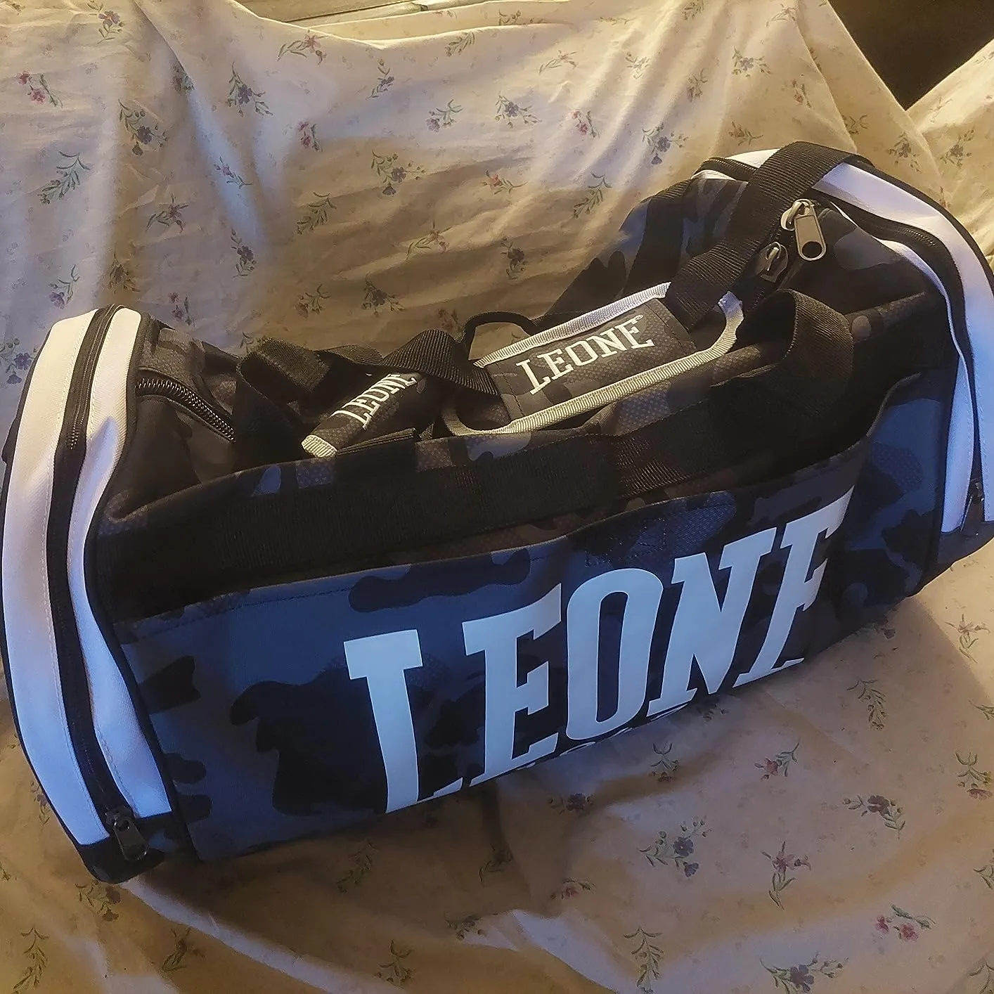 Leone1947 Camouflage Borsone Sportivo Verde 45 Litri
