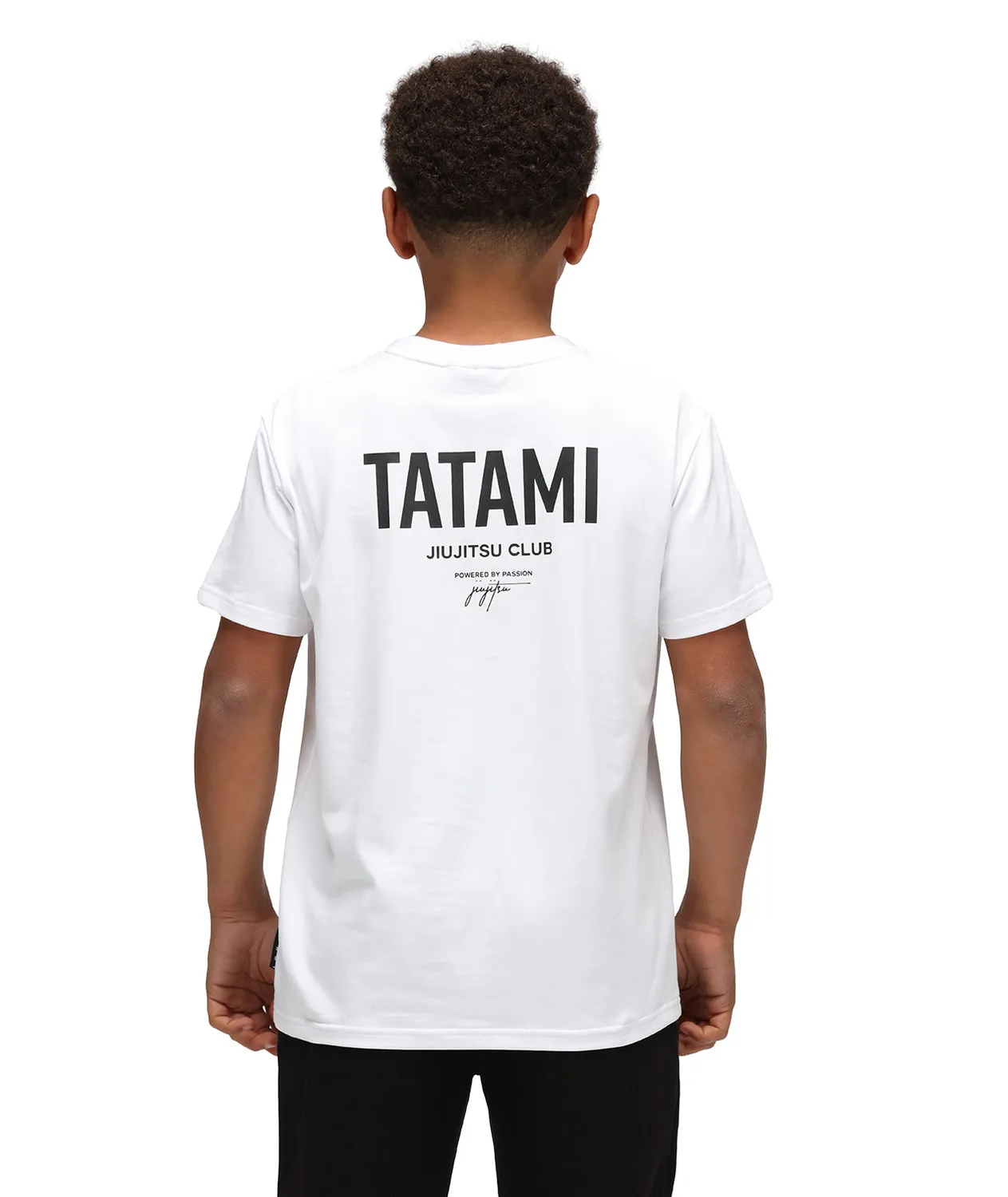 Tatami Fightwear JJ Club T-Shirt bambino bianca cotone